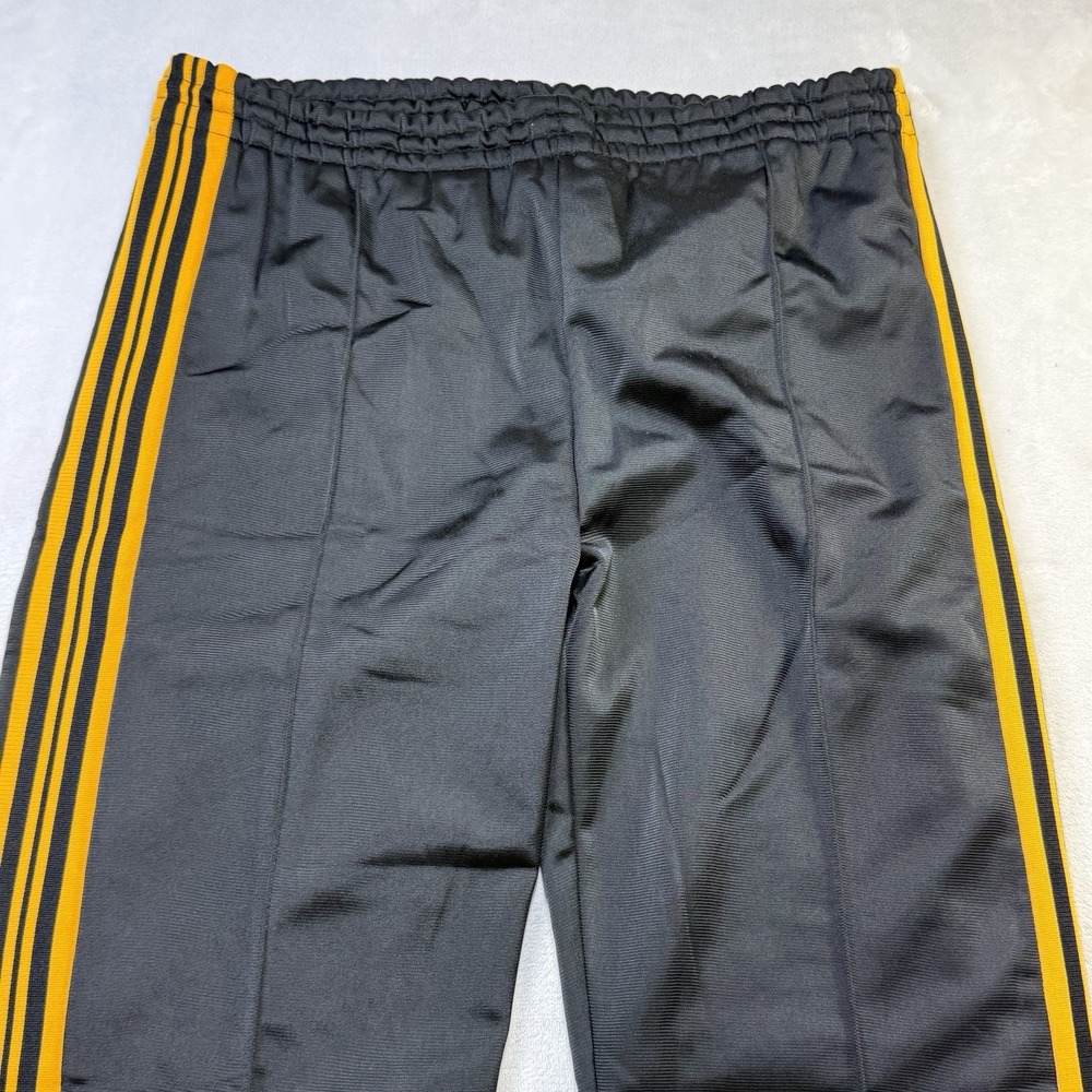 Vintage Ascot Track Pants Men's Small Black Gold Striped 70s 80s Made Taiwan